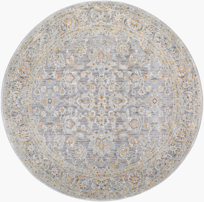 Hassler HSL-2304 5ft Round Machine Woven Area Rug