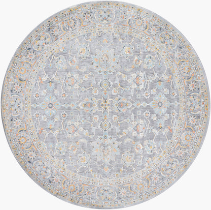 Hassler HSL-2304 8ft Round Machine Woven Area Rug