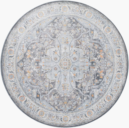 Hassler HSL-2305 6ft Round Machine Woven Area Rug