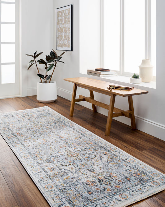 Hassler HSL-2306 6ft Round Machine Woven Area Rug