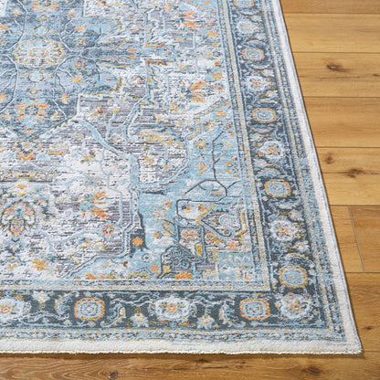 Hassler HSL-2307 6ft Round Machine Woven Area Rug