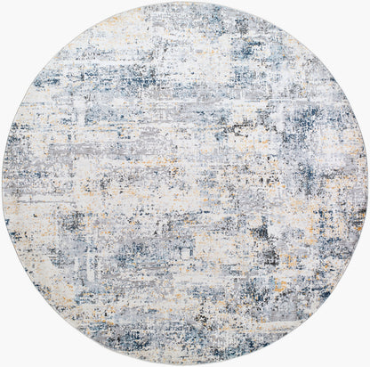 Hassler HSL-2309 6ft Round Machine Woven Area Rug