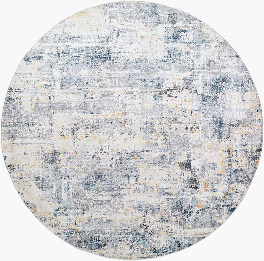 Hassler HSL-2309 6ft Round Machine Woven Area Rug