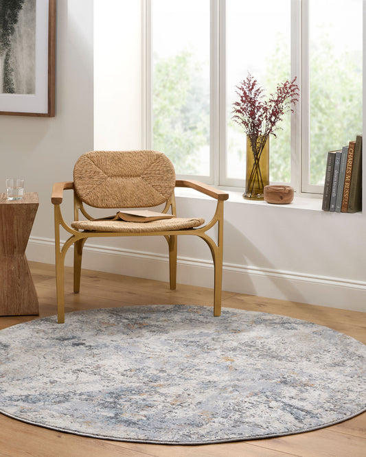 Hassler HSL-2311 8ft Round Machine Woven Area Rug