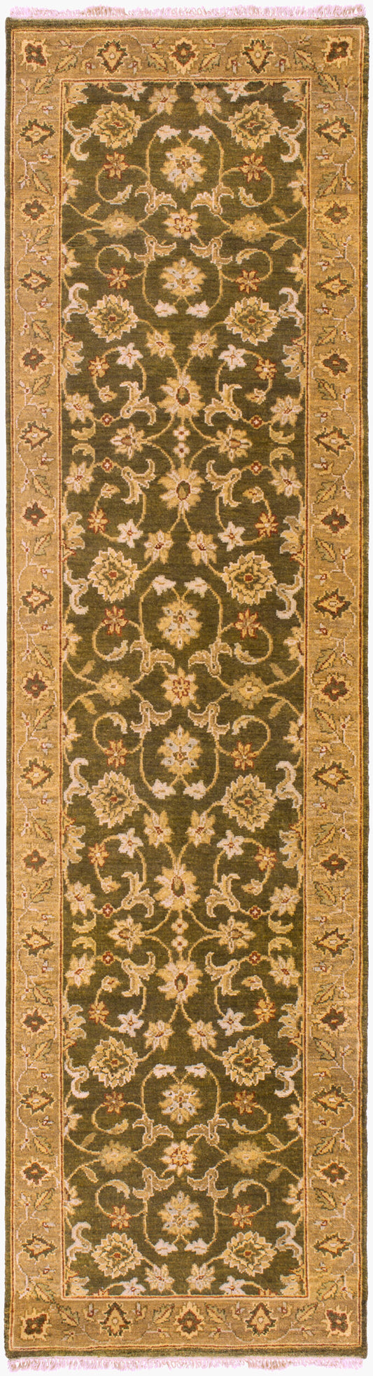 History HST-7000 9ft Runner Handmade Wool Runner Rug