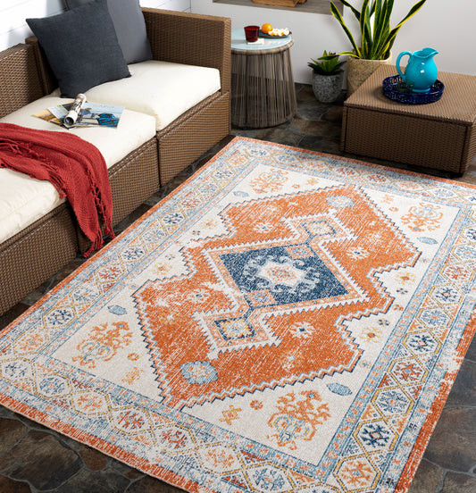 Huntington Beach HTB-2304 6' x 9' Machine Woven Indoor/Outdoor Area Rug