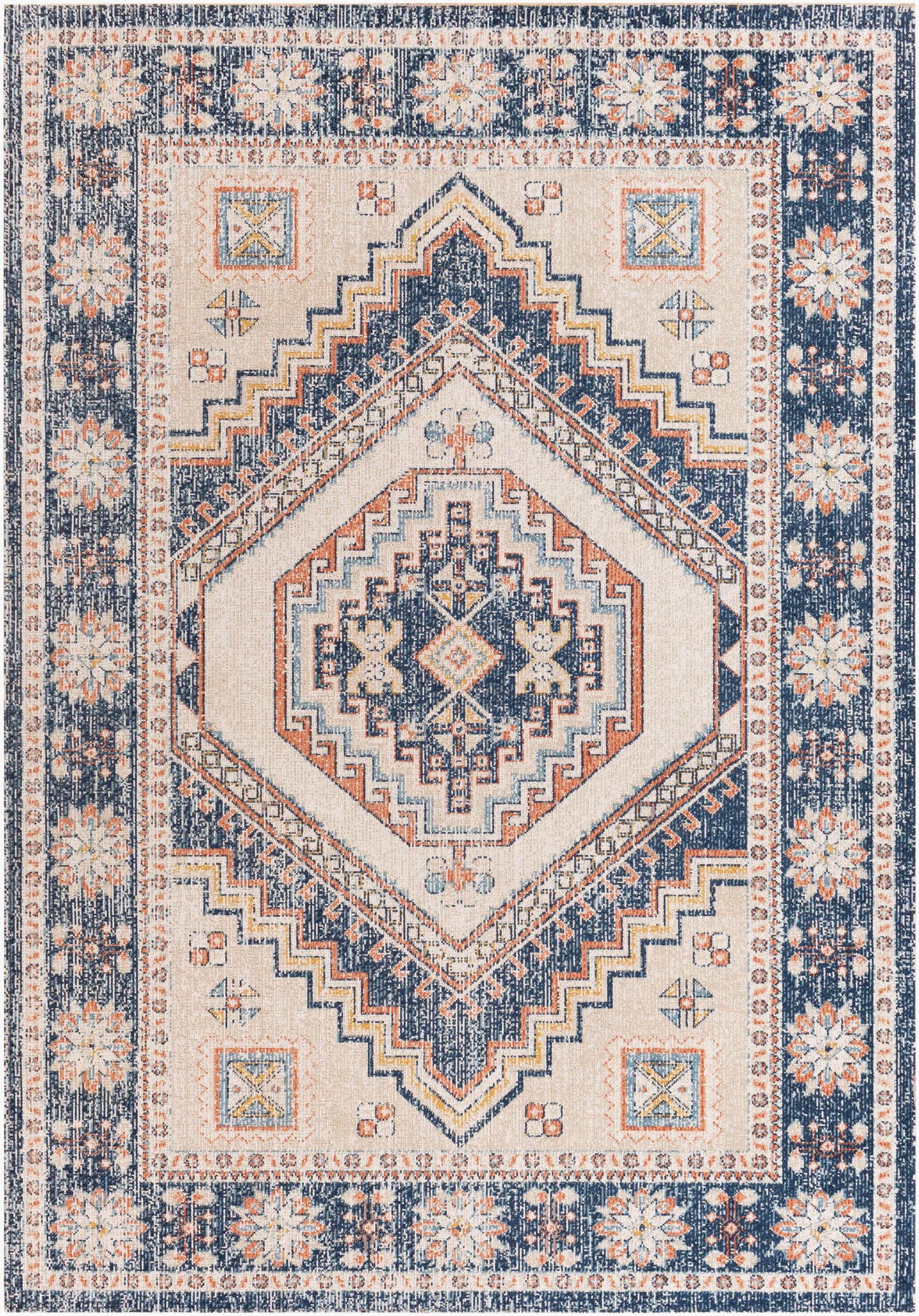 Huntington Beach HTB-2308 5' x 7' Machine Woven Indoor/Outdoor Area Rug