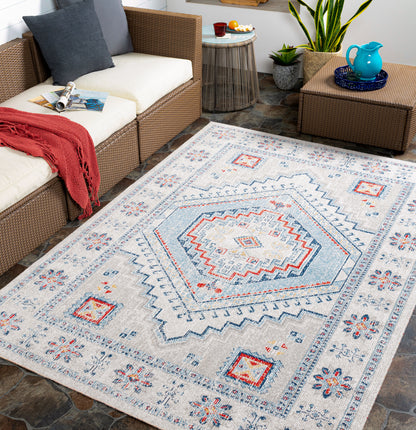 Huntington Beach HTB-2309 6' x 9' Machine Woven Indoor/Outdoor Area Rug