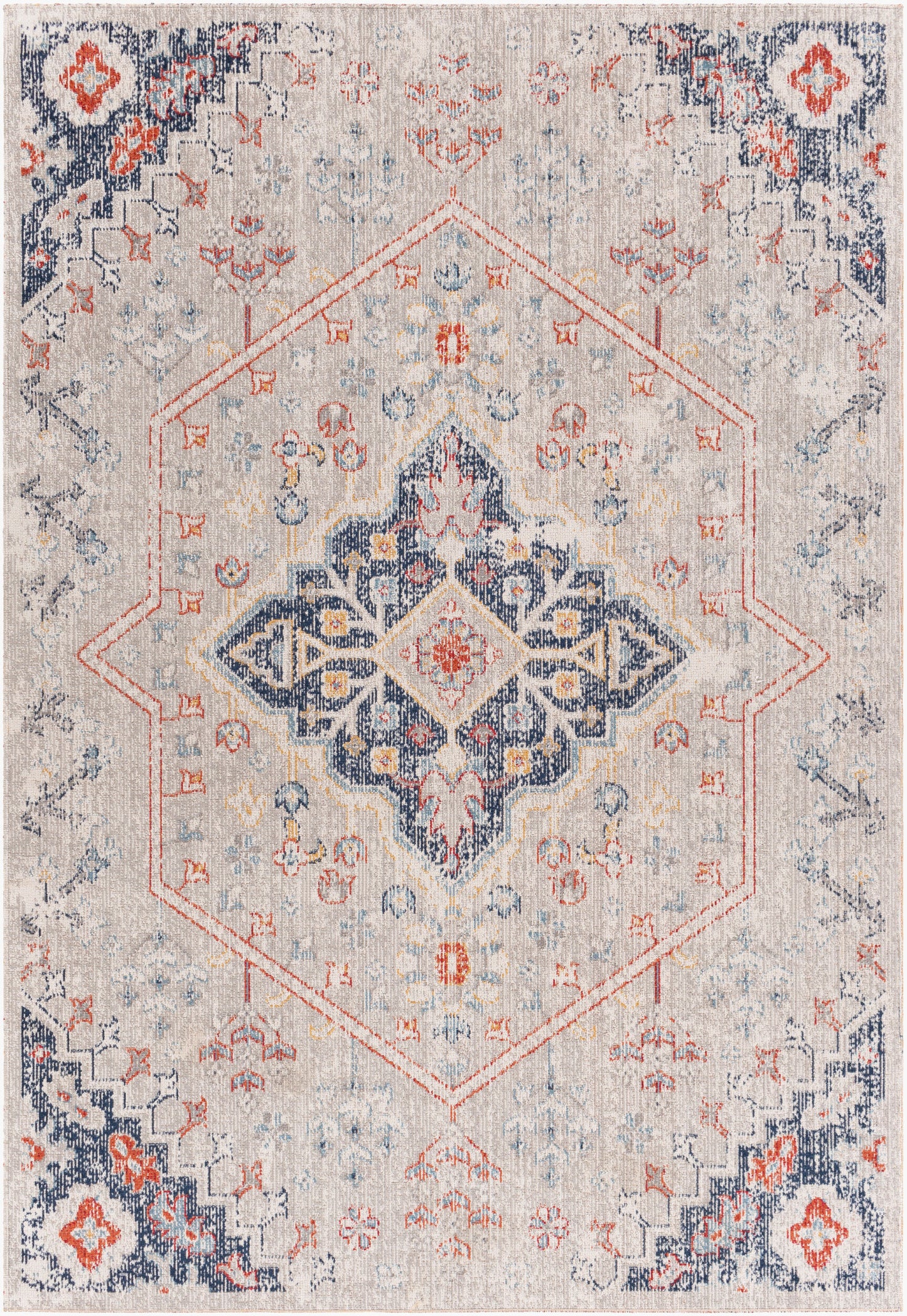 Huntington Beach HTB-2310 5' x 7' Machine Woven Indoor/Outdoor Area Rug