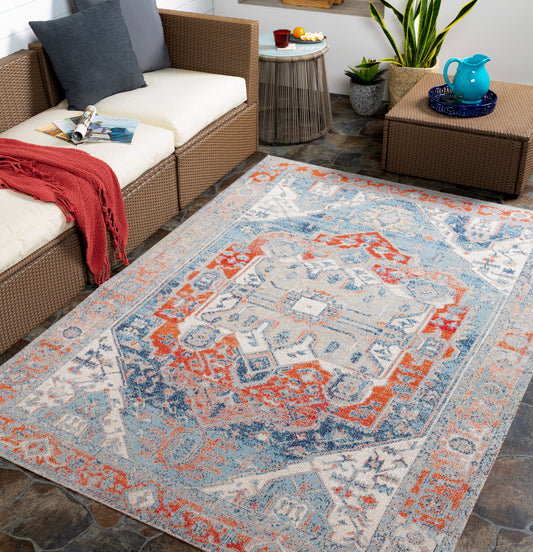 Huntington Beach HTB-2311 5' x 7' Machine Woven Indoor/Outdoor Area Rug