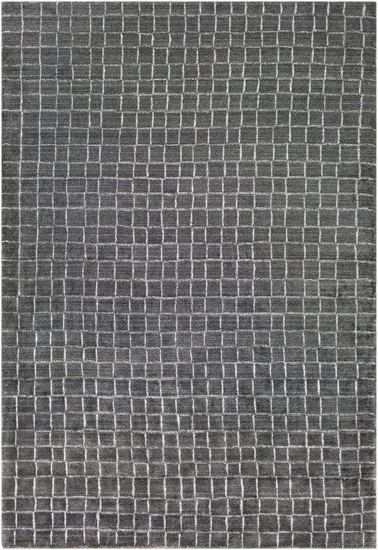 Hightower HTW-3006 2' x 3' Handmade Faux Silk Accent Rug