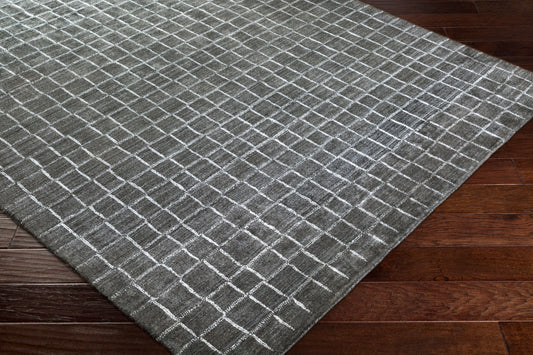 Hightower HTW-3006 2' x 3' Handmade Faux Silk Accent Rug