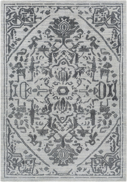 Hightower HTW-3013 2' x 3' Handmade Faux Silk Accent Rug