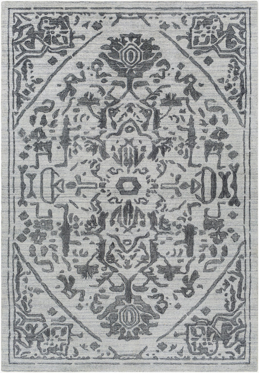 Hightower HTW-3013 2' x 3' Handmade Faux Silk Accent Rug