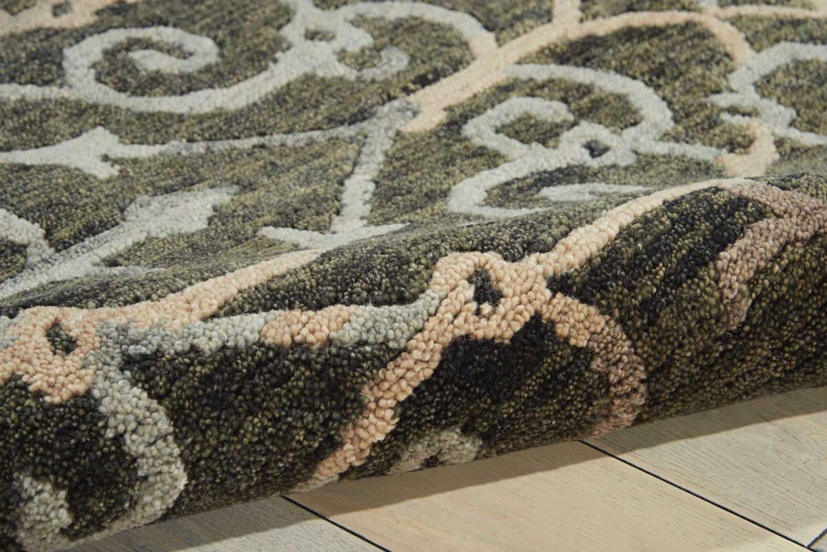 Tahoe Modern MTA05 Charcoal Knotted Rug