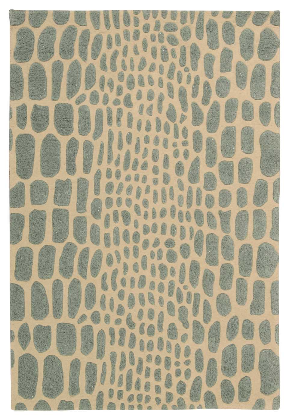 Michael Amini Zambiana MA403 Aqua Tufted Rug