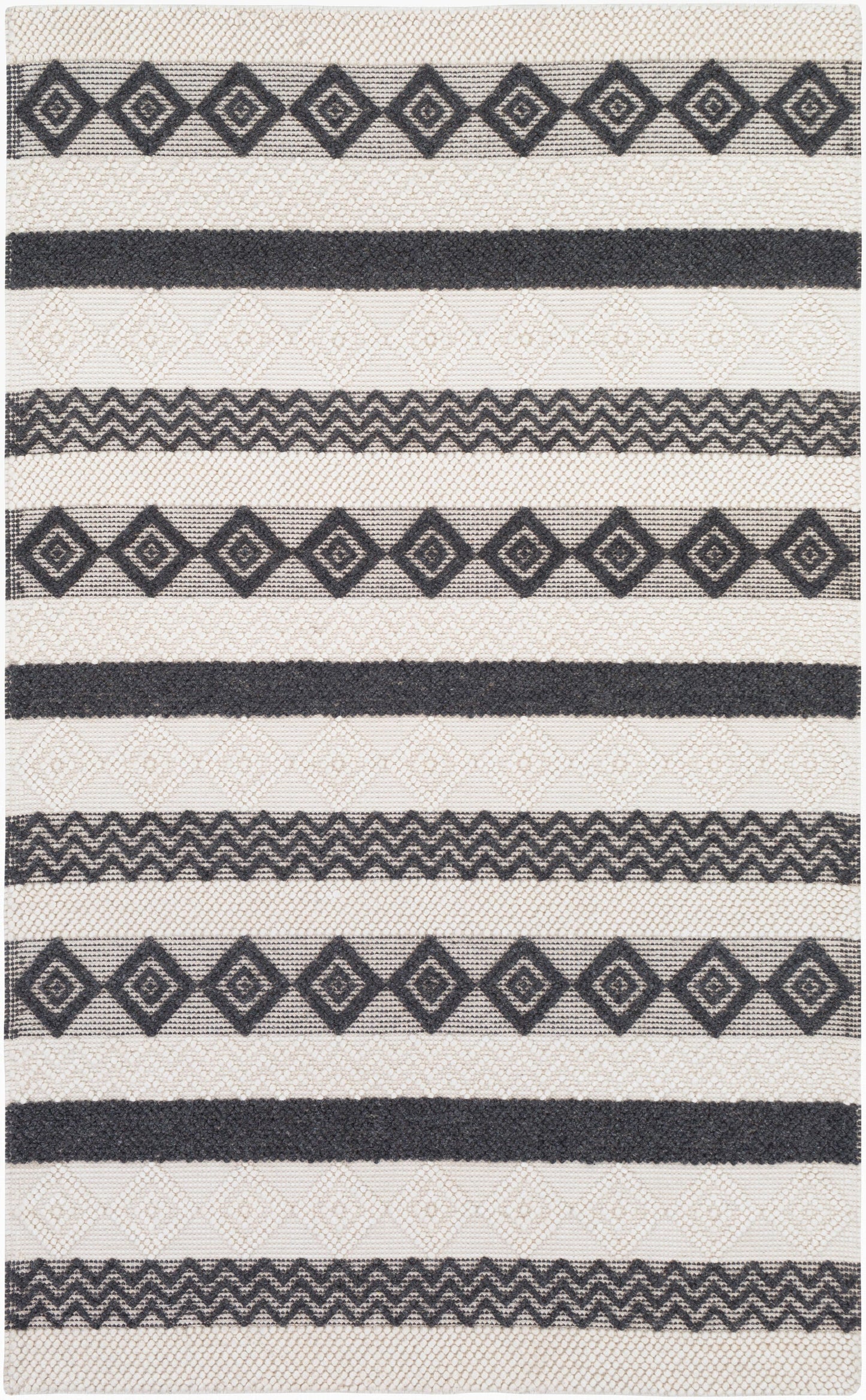 Hygge HYG-2301 3' x 5' Handmade Accent Rug