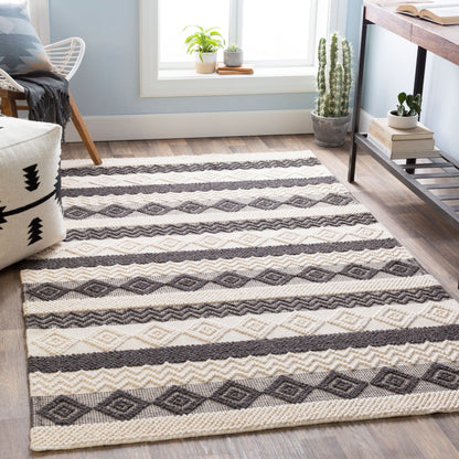 Hygge HYG-2301 3' x 5' Handmade Accent Rug
