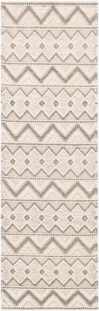 Alfombra de corredor hecha a mano Hygge HYG-2304 de 2,4 m