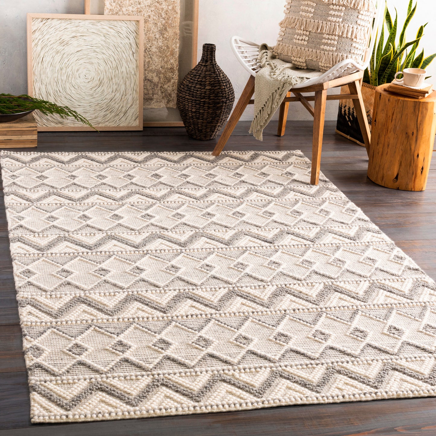 Hygge HYG-2304 2' x 3' Handmade Accent Rug