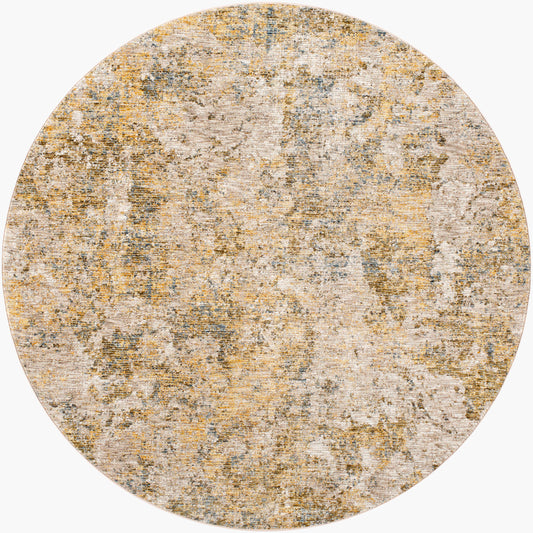 Naila IAL-2315 5ft Round Machine Woven Area Rug