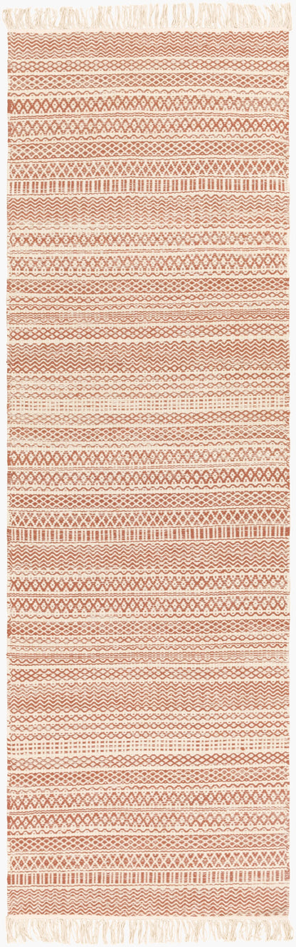 Alfombra de lana hecha a mano Idina II IDN-8001 de 2,4 m