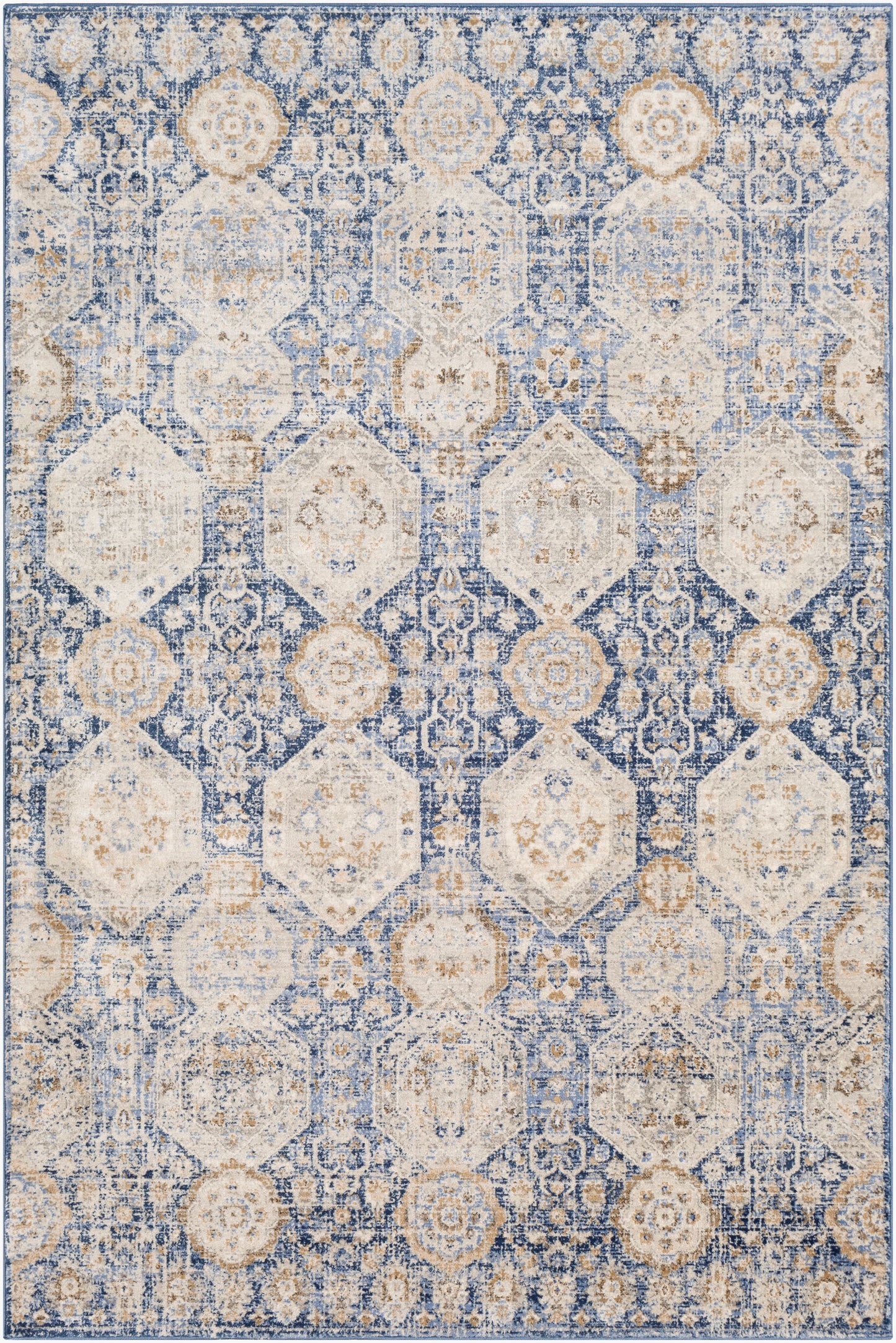 Indigo IGO-2309 5' x 7' Machine Woven Area Rug