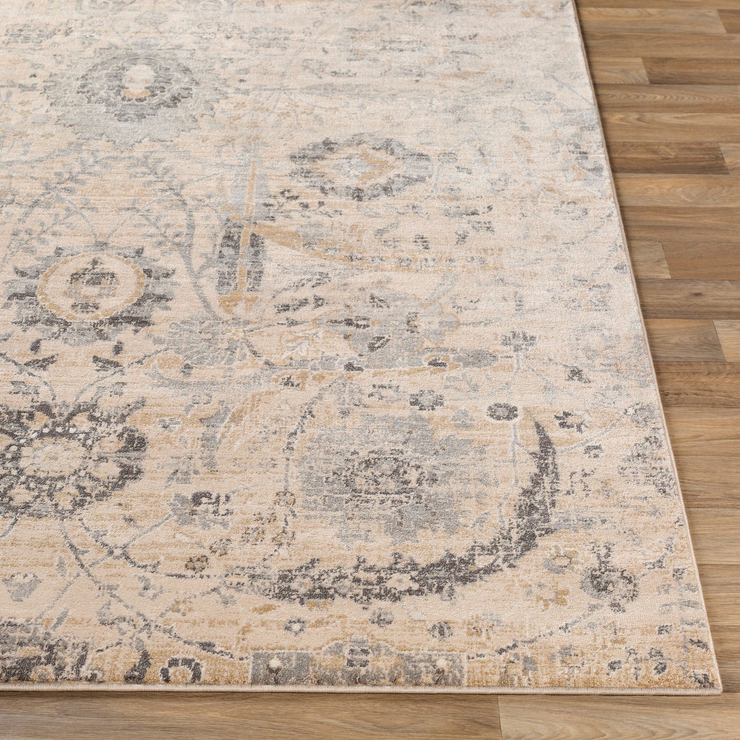 Alfombra decorativa tejida a máquina Indigo IGO-2319 de 2' x 3'