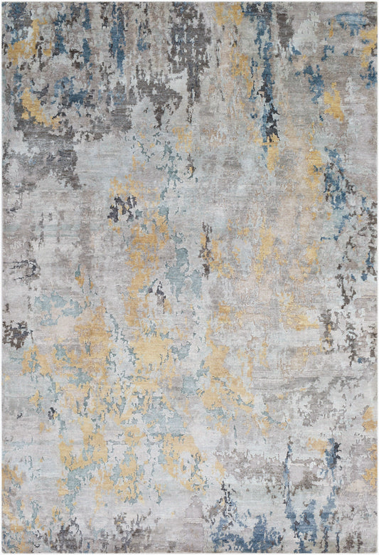 Imola IML-1001 2' x 3' Handmade Faux Silk Accent Rug