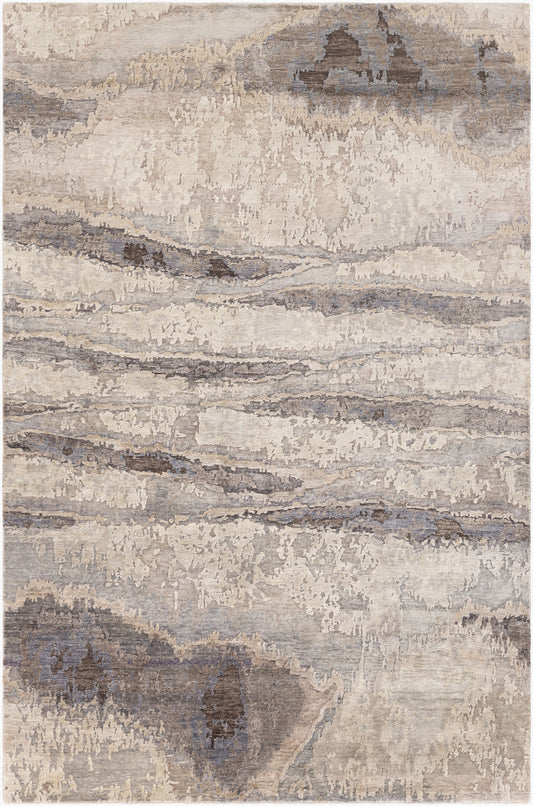 Imola IML-1002 2' x 3' Handmade Faux Silk Accent Rug