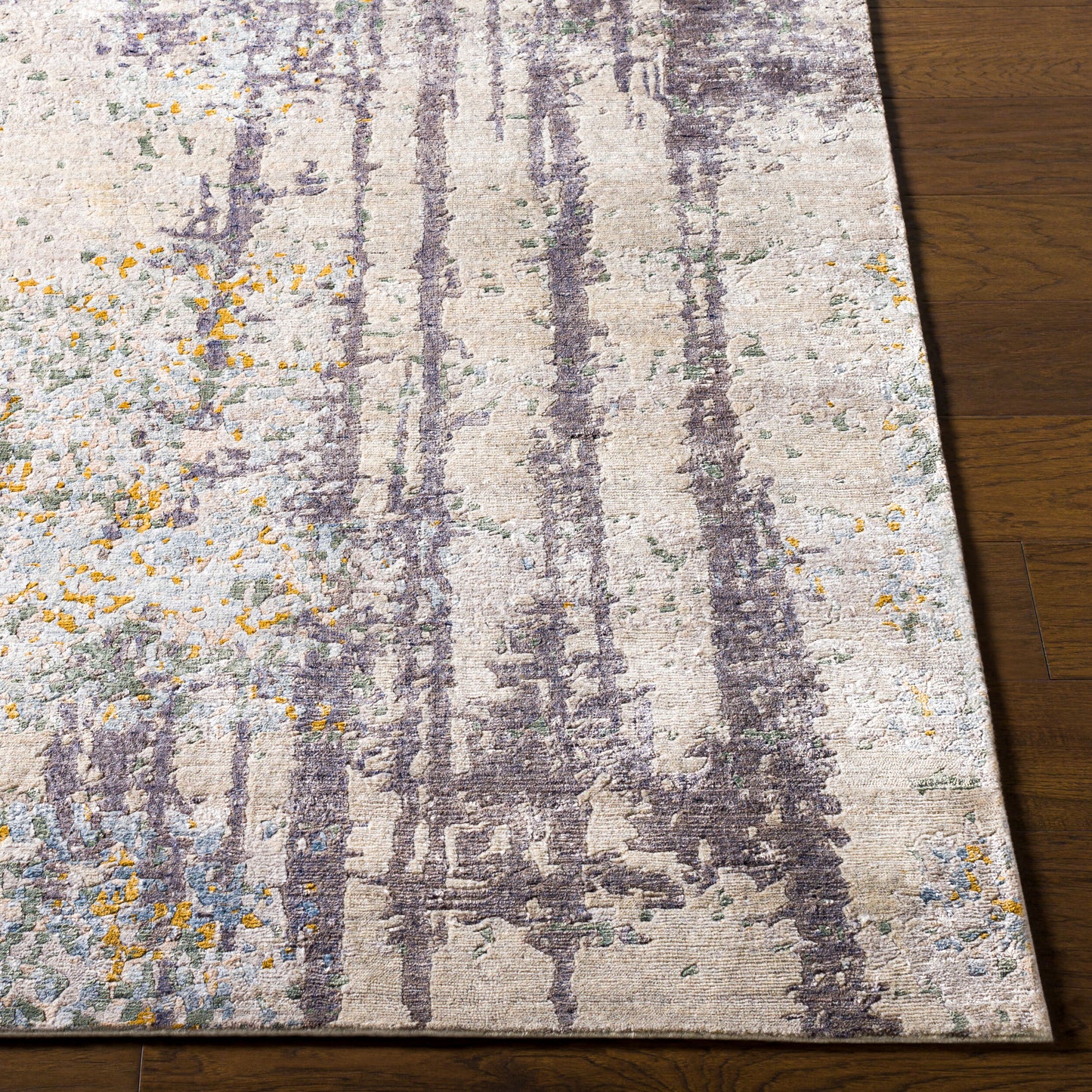 Imola IML-1003 2' x 3' Handmade Faux Silk Accent Rug
