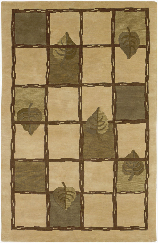 Alfombra de lana hecha a mano Mugal IN-1062 de 8' x 11'