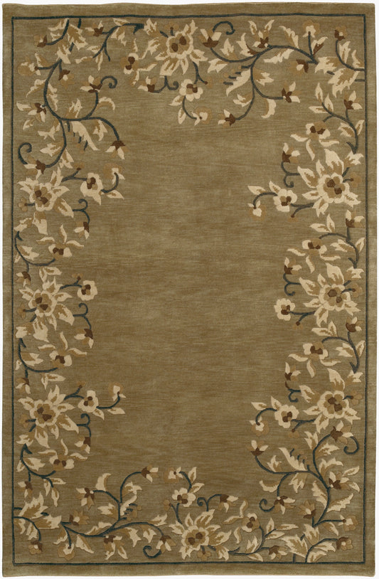 Mugal IN-1082 2' x 3' Handmade Wool Accent Rug