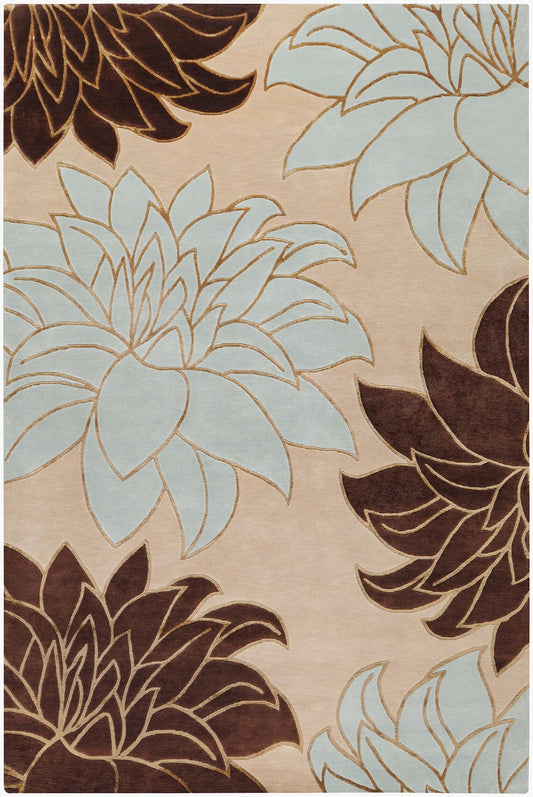 Mugal IN-1227 2' x 3' Handmade Wool Accent Rug