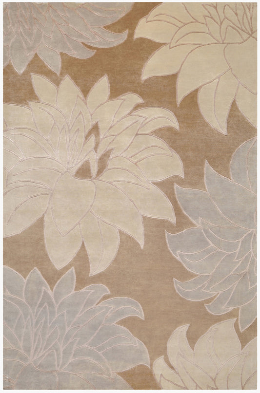 Mugal IN-1229 2' x 3' Handmade Wool Accent Rug