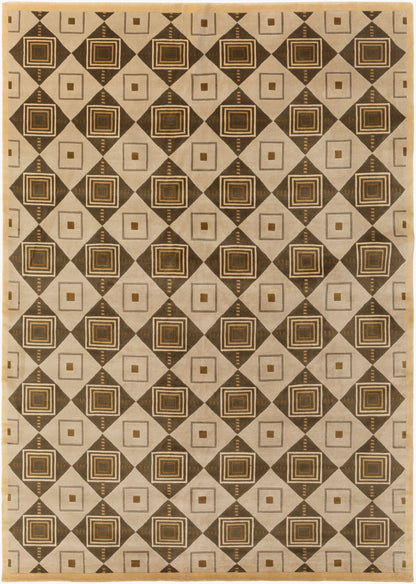 Alfombra de lana hecha a mano Mugal IN-8008 de 8' x 11'