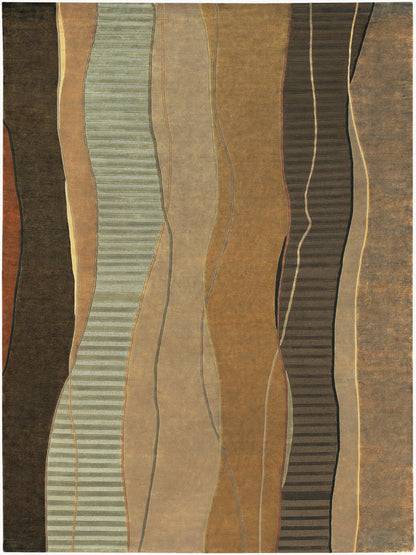 Mugal IN-8020 8' x 11' Handmade Wool Area Rug