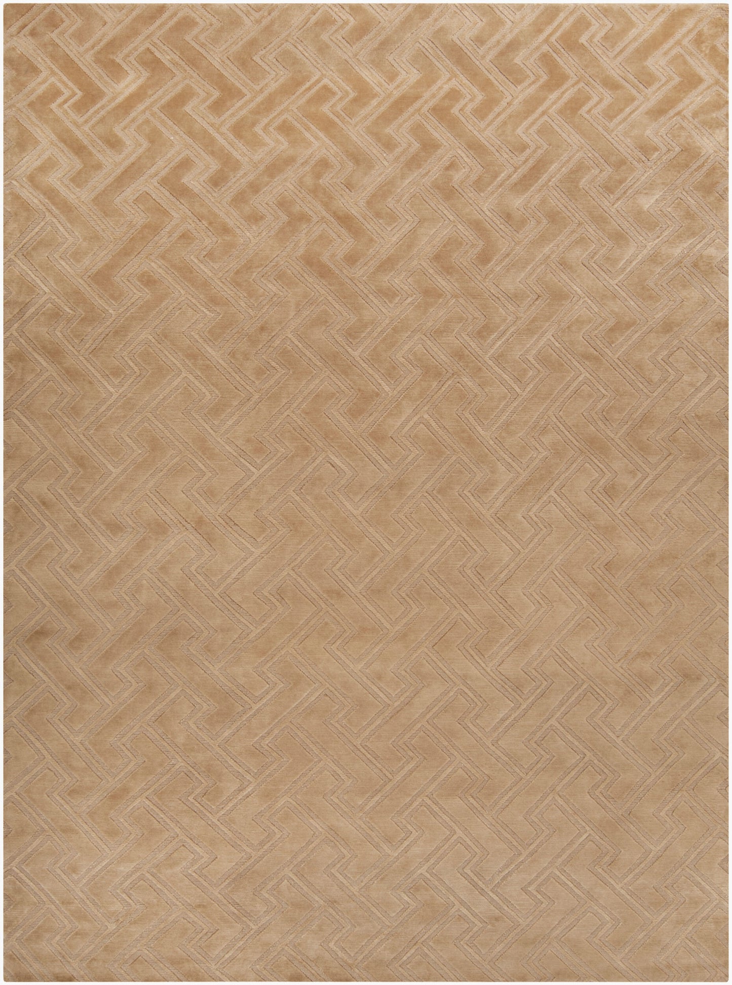 Alfombra de lana hecha a mano Mugal IN-8052 de 8' x 11'