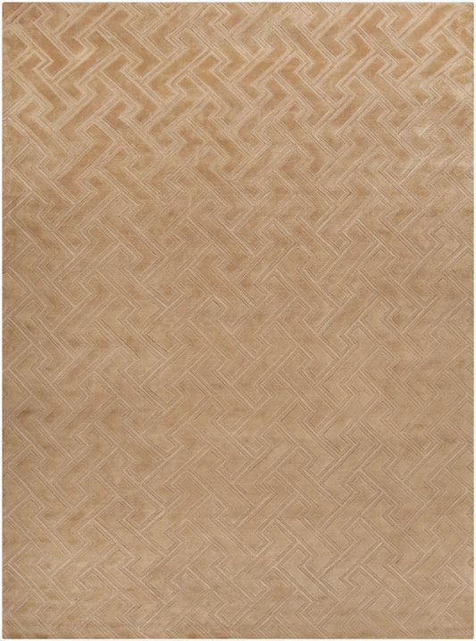 Alfombra de lana hecha a mano Mugal IN-8052 de 8' x 11'