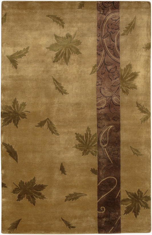 Mugal IN-8060 2' x 3' Handmade Wool Accent Rug