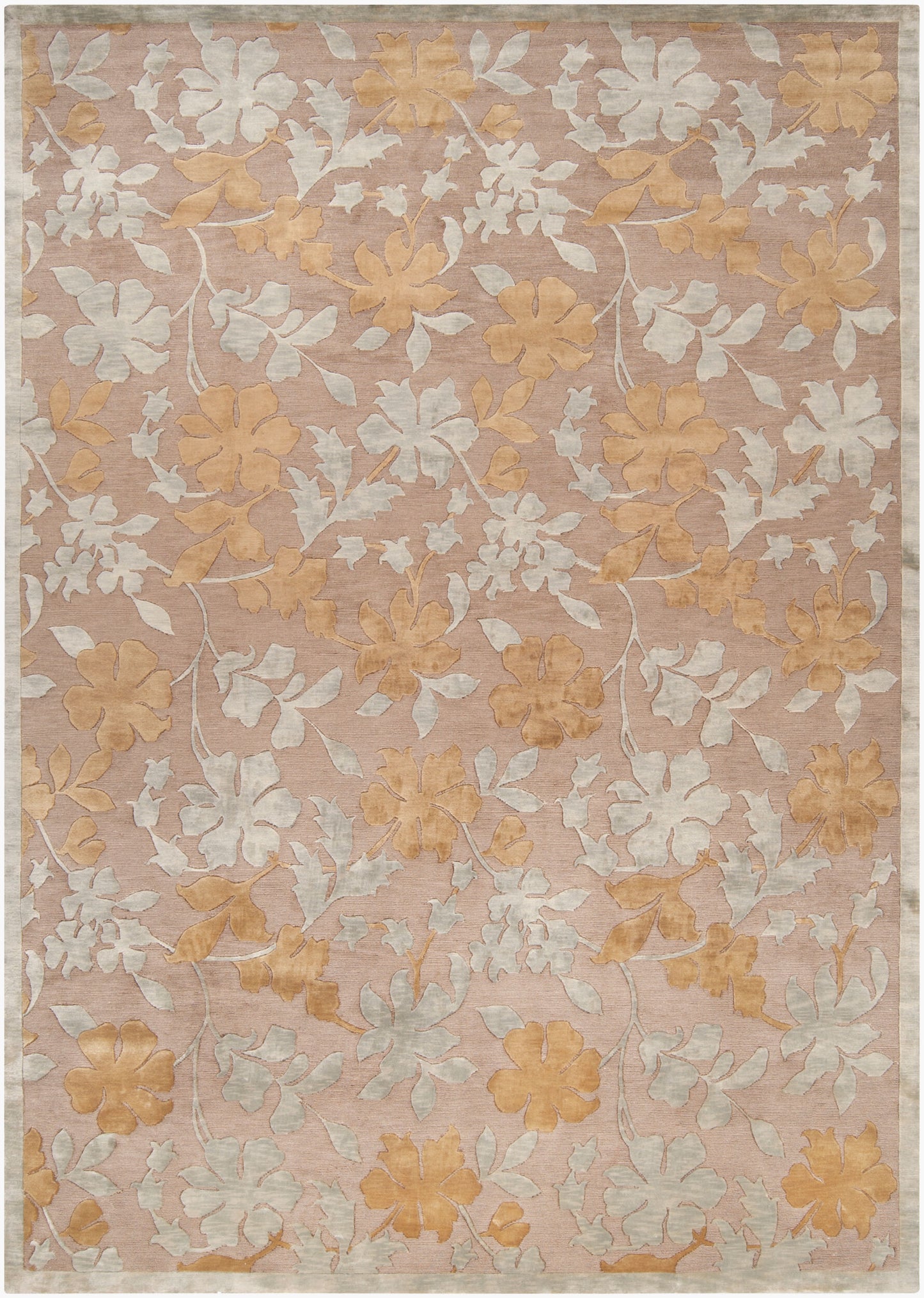 Mugal IN-8089 2' x 3' Handmade Wool Accent Rug
