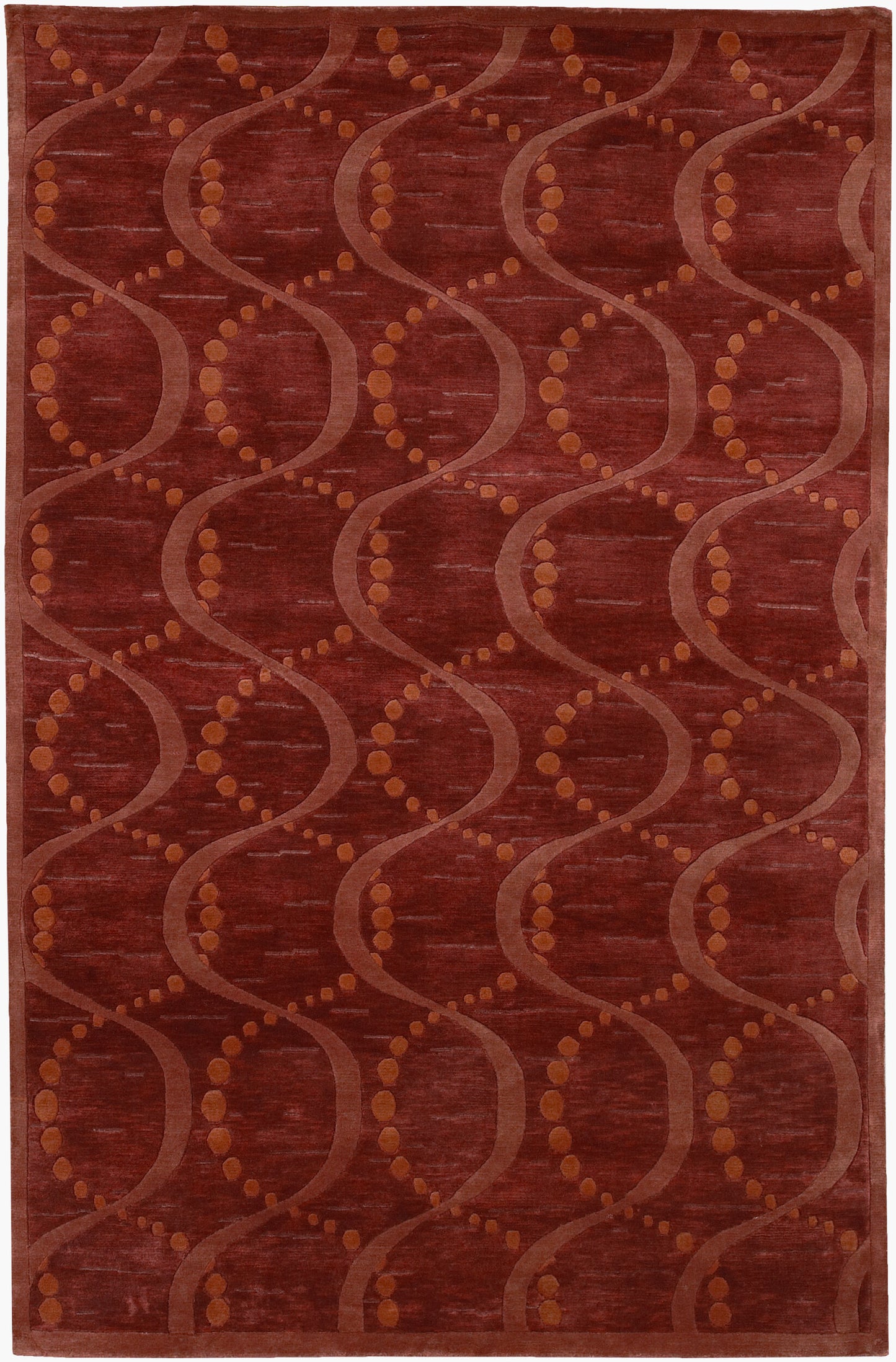 Alfombra de lana hecha a mano Mugal IN-8151 de 8' x 11'