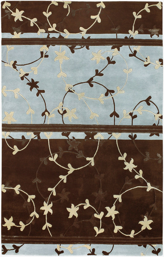 Mugal IN-8219 2' x 3' Handmade Wool Accent Rug
