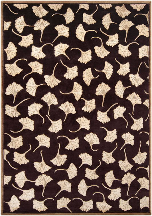 Alfombra de lana hecha a mano Mugal IN-8262 de 8' x 11'