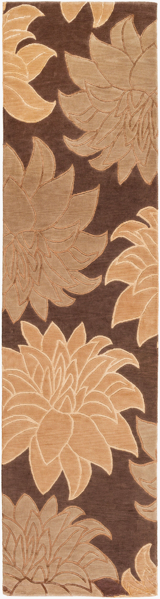 Alfombra de lana hecha a mano Mugal IN-8269 de 3 m