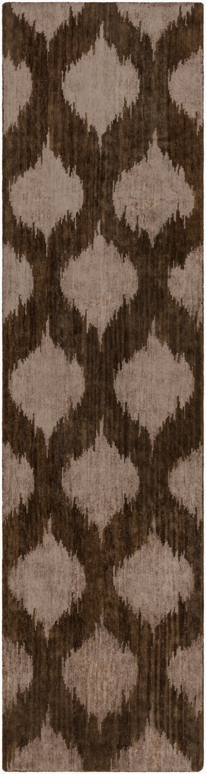 Mugal IN-8606 10ft Runner Handmade Runner Rug