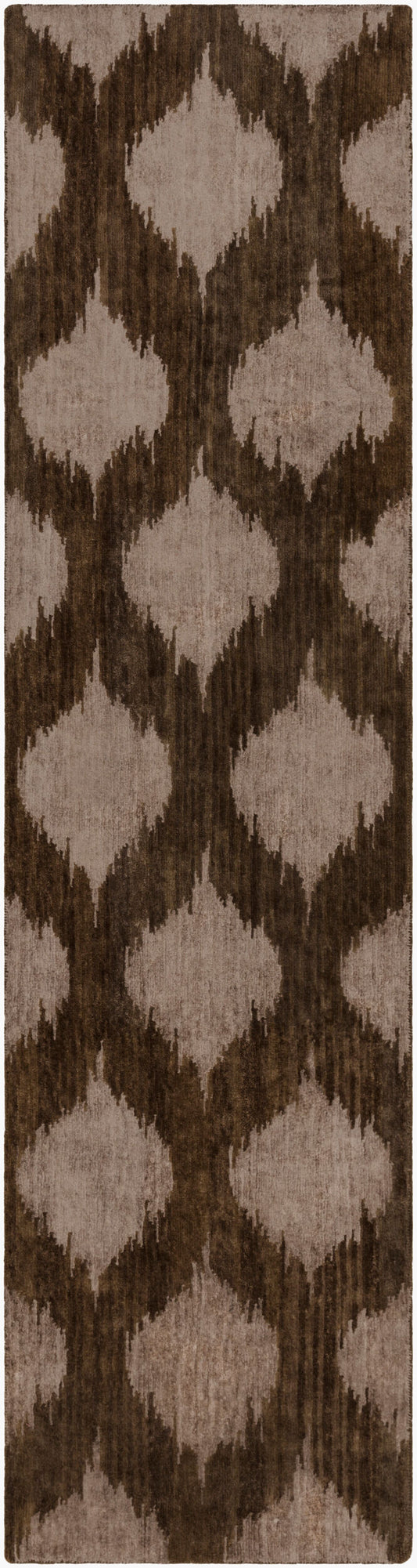 Mugal IN-8606 10ft Runner Handmade Runner Rug