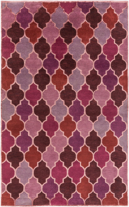 Mugal IN-8614 2' x 3' Handmade Wool Accent Rug