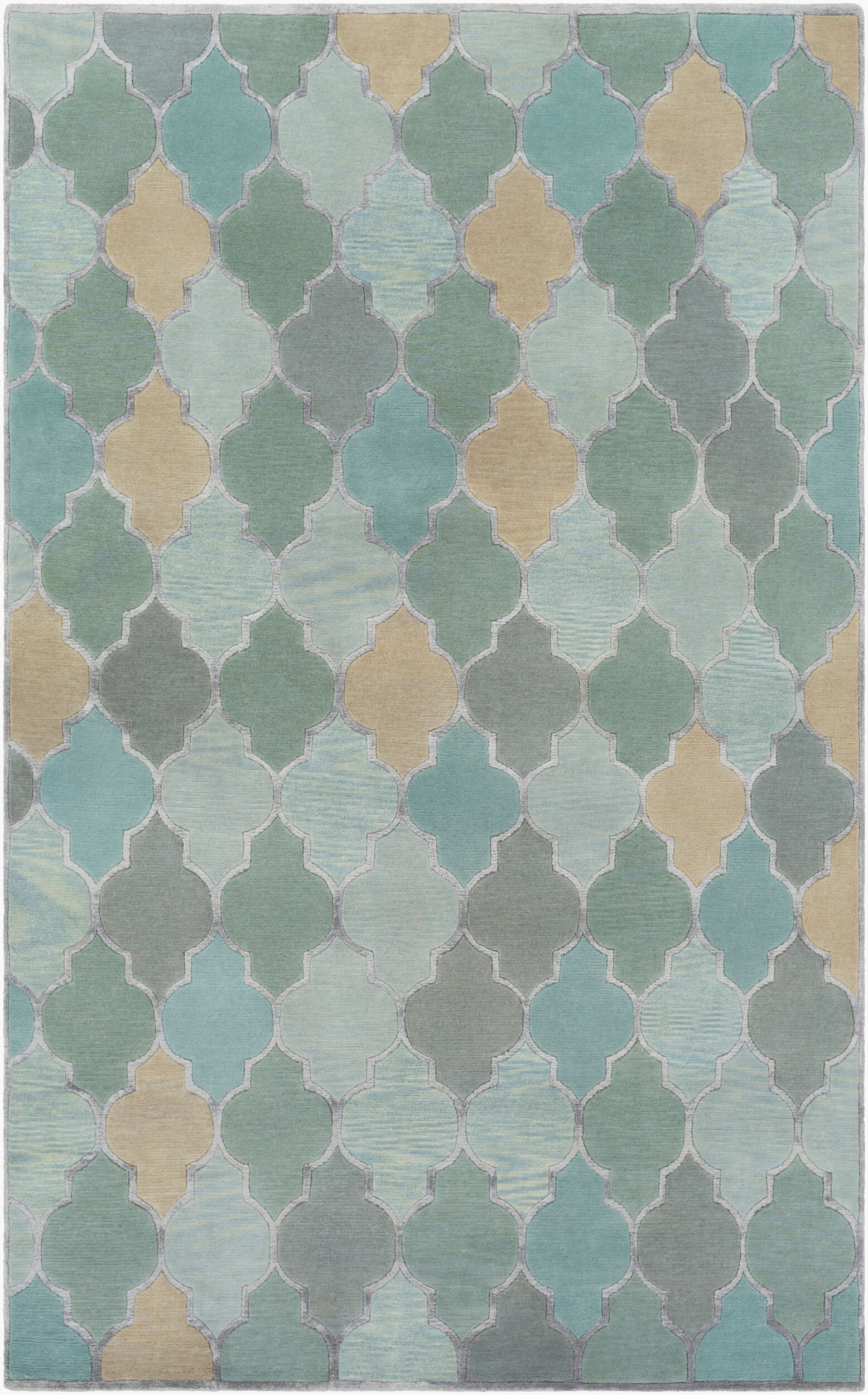 Mugal IN-8615 Hand Knotted Rug