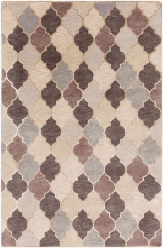 Mugal IN-8616 2' x 3' Handmade Wool Accent Rug